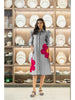 Elegant Dress With Floral Patch