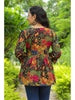 Women Multicolor Tribal Printed Empire Top