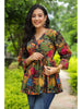 Women Multicolor Tribal Printed Empire Top
